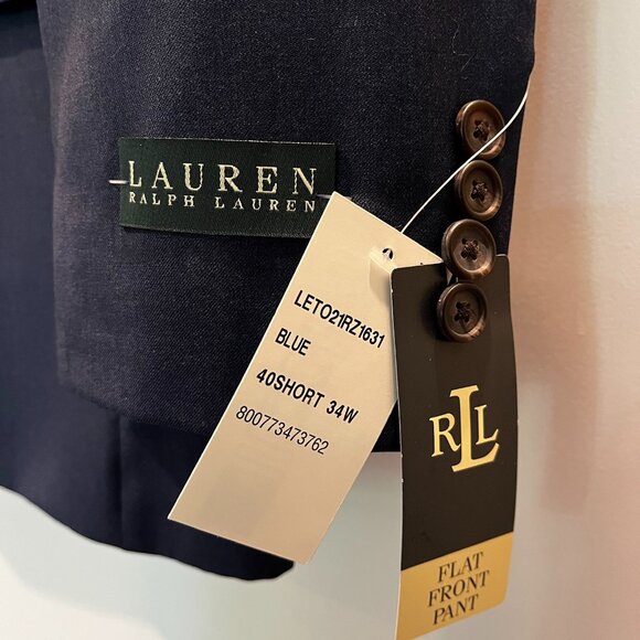 Lauren Ralph Lauren Blue/Navy Suit - Picture 2 of 7
